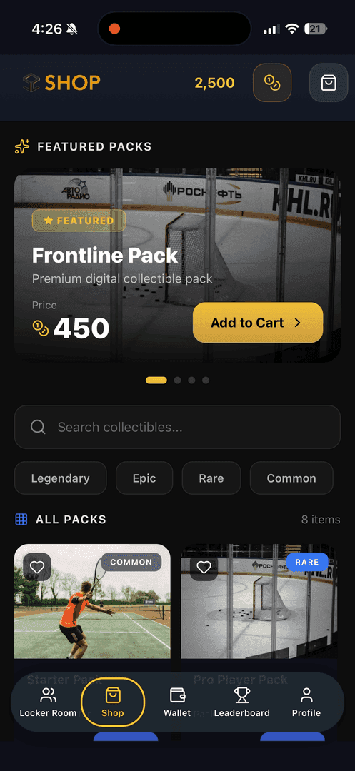 Digital Collectibles — screen 1